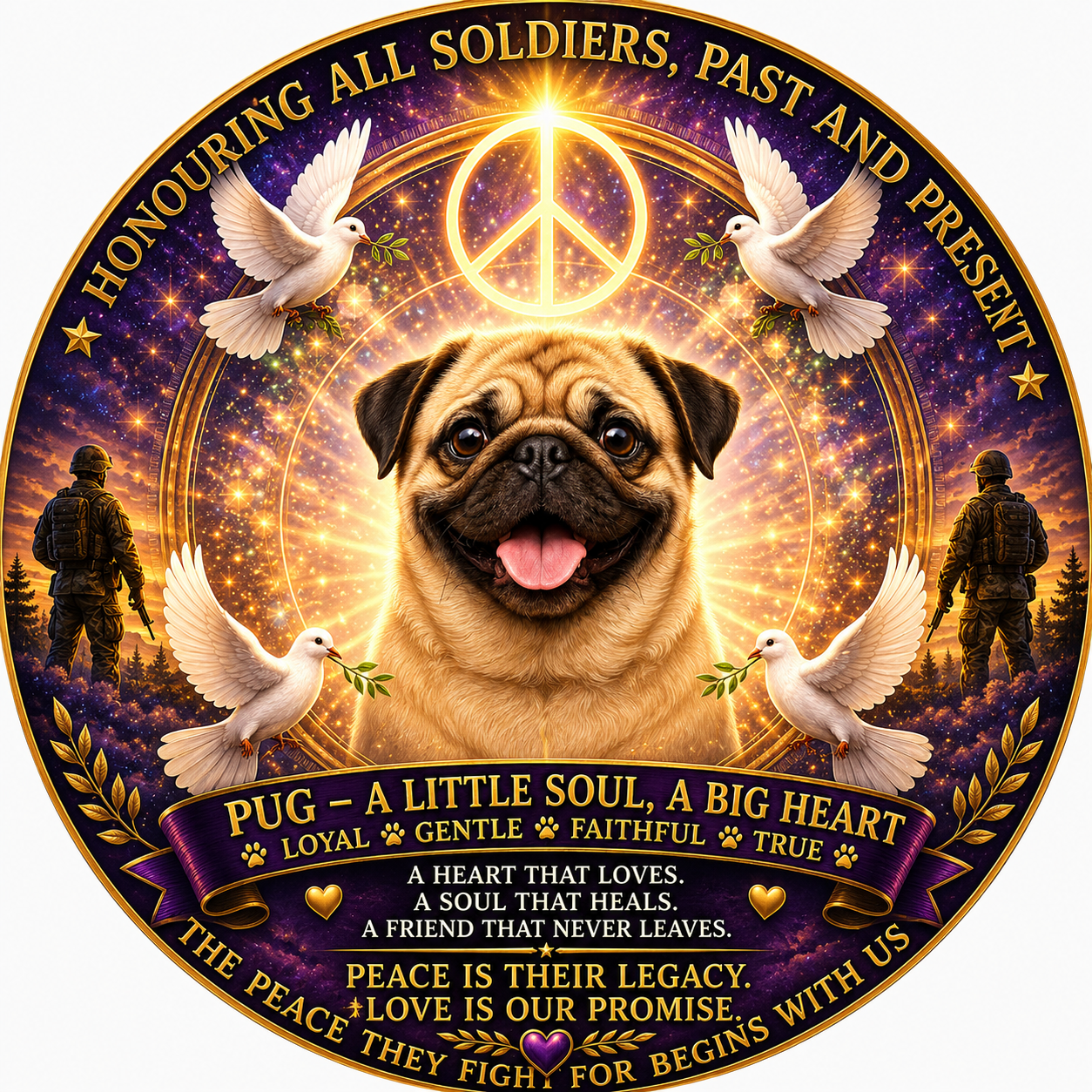 Pug (Fawn) artwork